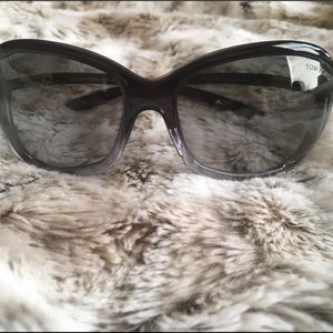 Tom Ford Sunglasses TF8 Jennifer 20B Gray Gradient